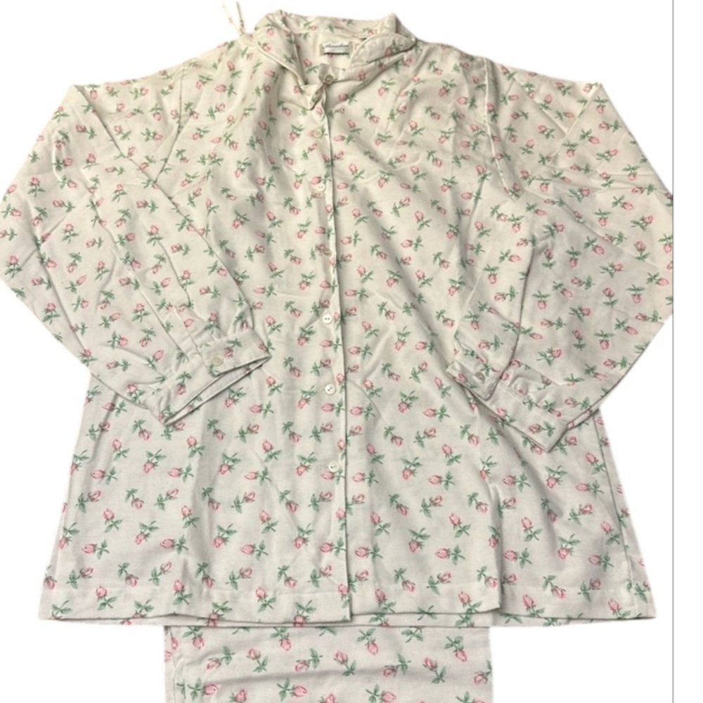 AMADORA by CUDDLEDOWN   vintage flannel pajama set